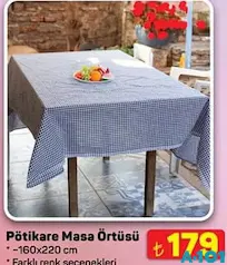 PÖTİKARE MASA ÖRTÜSÜ 160X220 CM
